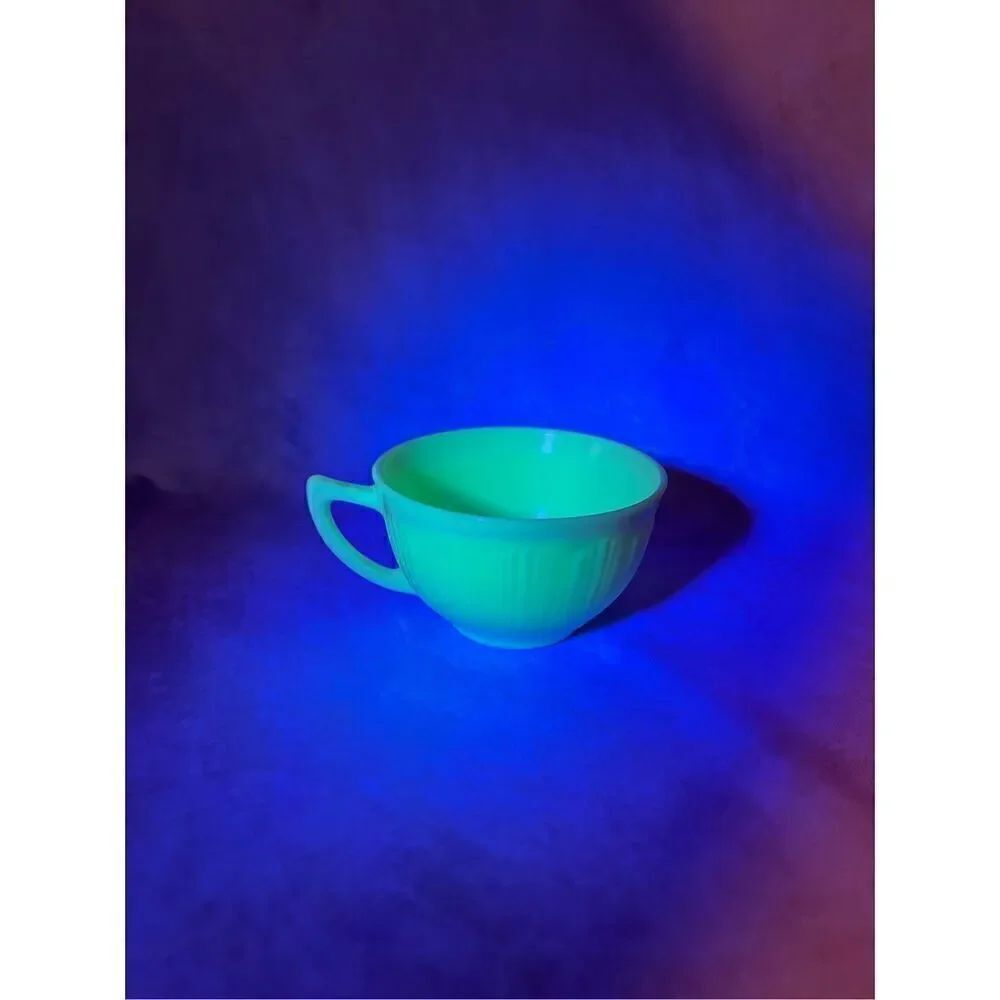 Vintage Uranium Glazed Cup Made by Macbeth GVC